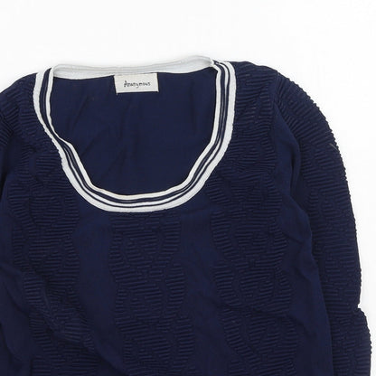 Womens UK Size S Anonymous Multicoloured Pullover Jumper