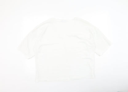 Womens UK Size 16 Gallery White Basic Blouse