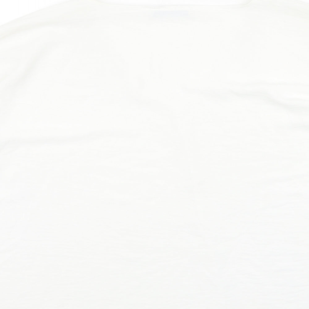 Womens UK Size 16 Gallery White Basic Blouse