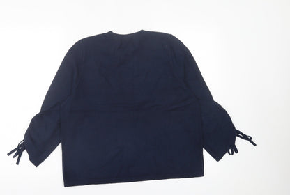 Womens UK Size 14 TU Blue Pullover Jumper