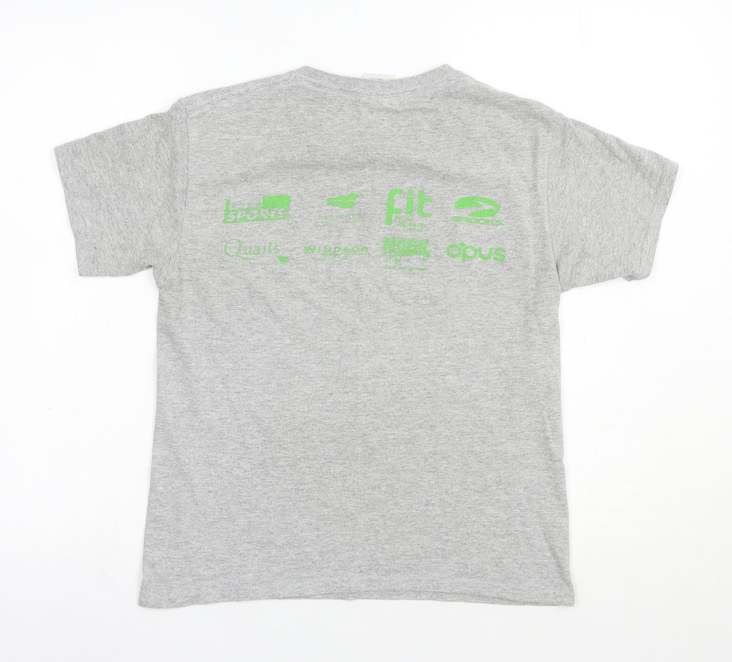 Womens UK Size M Gildan Grey Basic T-Shirt