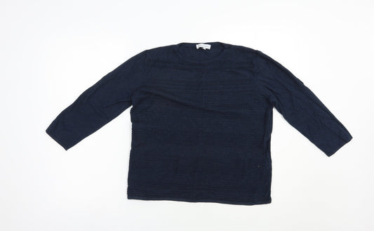 Womens UK Size 14 Warehouse Blue Pullover Jumper