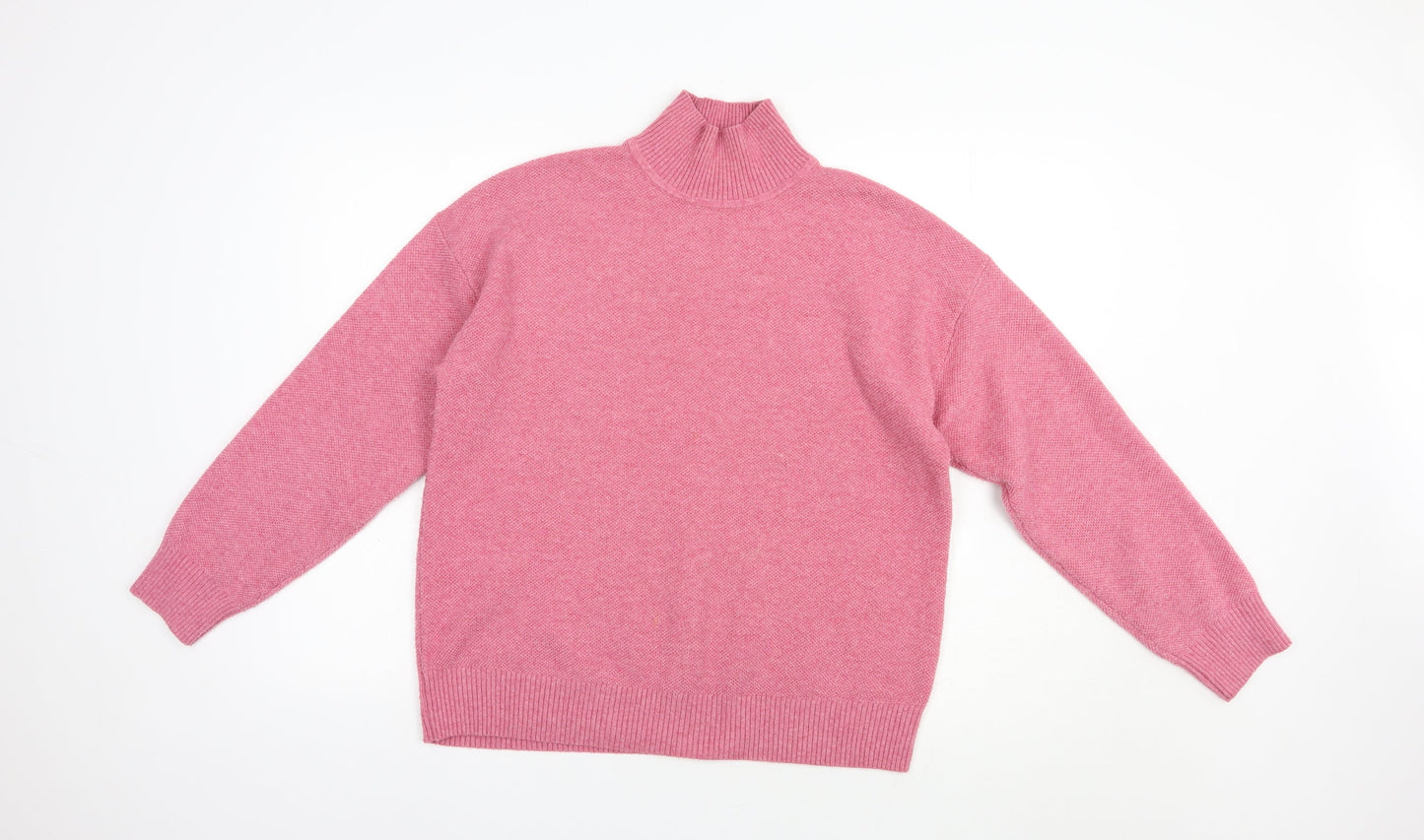 Womens UK Size S Marks and Spencer Pink Pullover Jumper