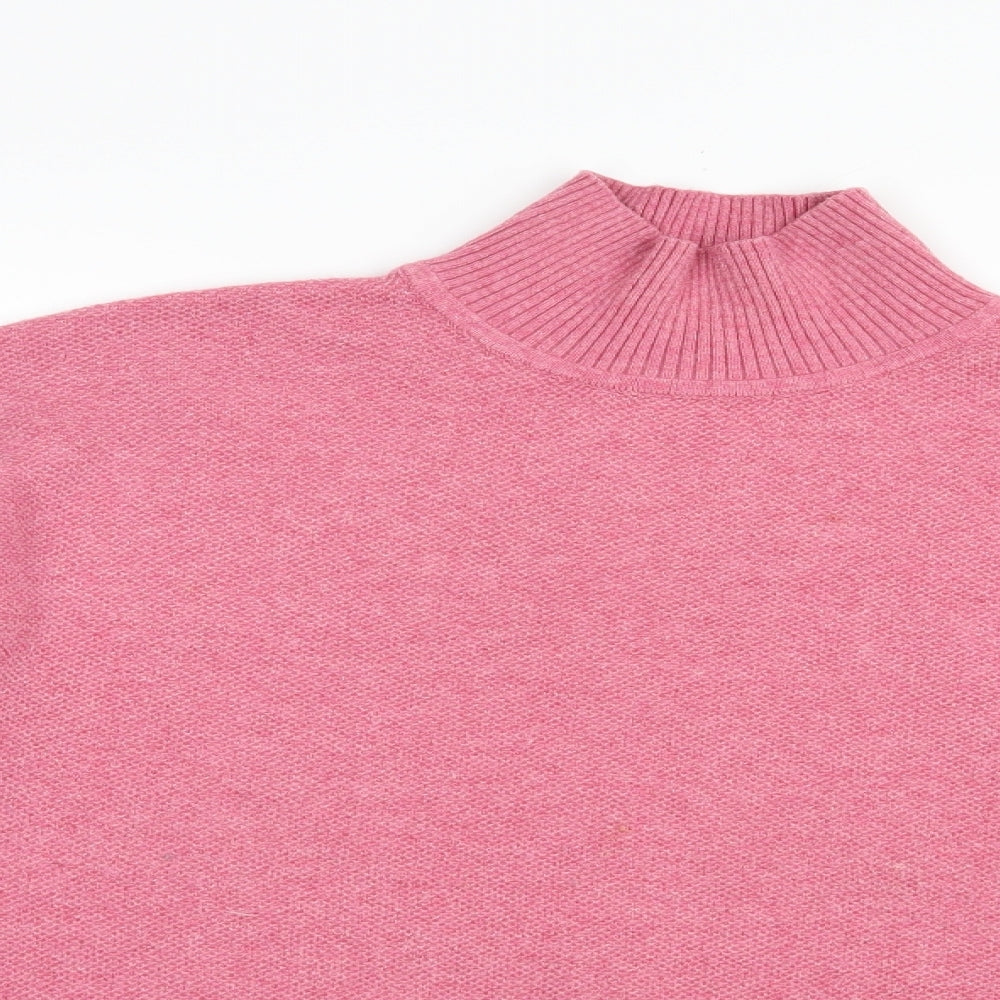 Womens UK Size S Marks and Spencer Pink Pullover Jumper