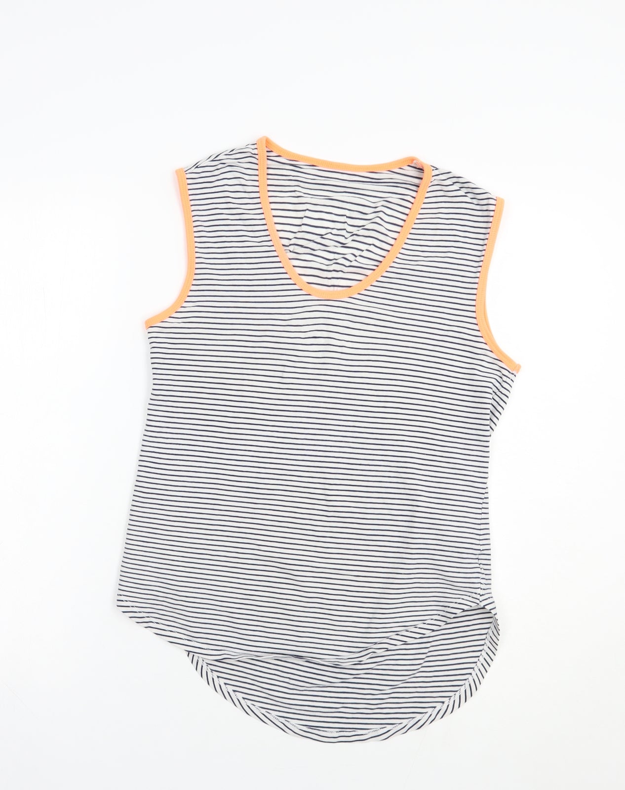 Womens UK Size S Dunnes Stores White Basic Tank