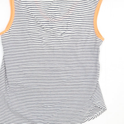 Womens UK Size S Dunnes Stores White Basic Tank