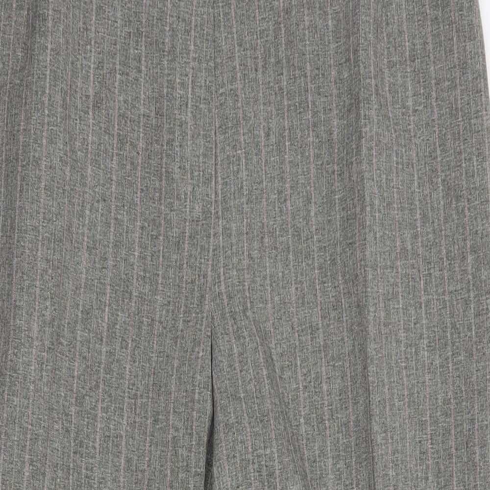 Womens UK Size 18 Marks and Spencer Regular Fit Dress Pants Grey Trousers