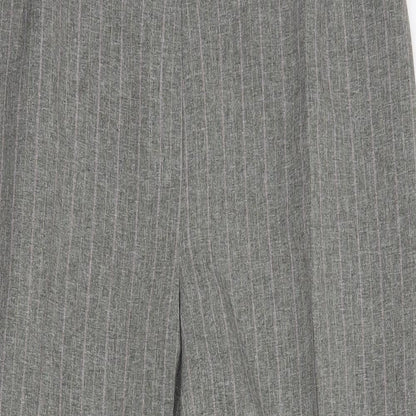 Womens UK Size 18 Marks and Spencer Regular Fit Dress Pants Grey Trousers