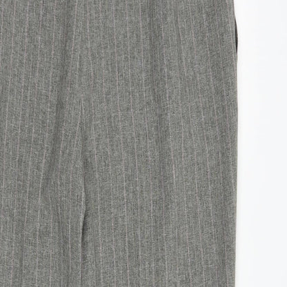 Womens UK Size 18 Marks and Spencer Regular Fit Dress Pants Grey Trousers