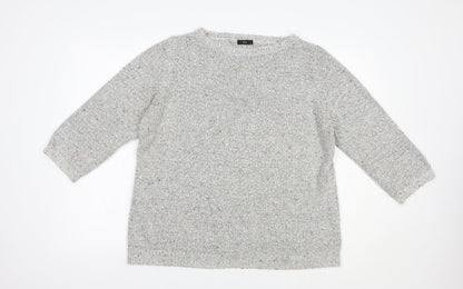 Womens UK Size 18 M&Co Grey Pullover Jumper