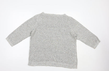Womens UK Size 18 M&Co Grey Pullover Jumper