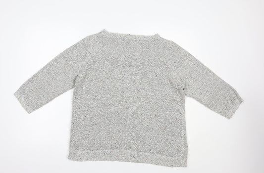 Womens UK Size 18 M&Co Grey Pullover Jumper