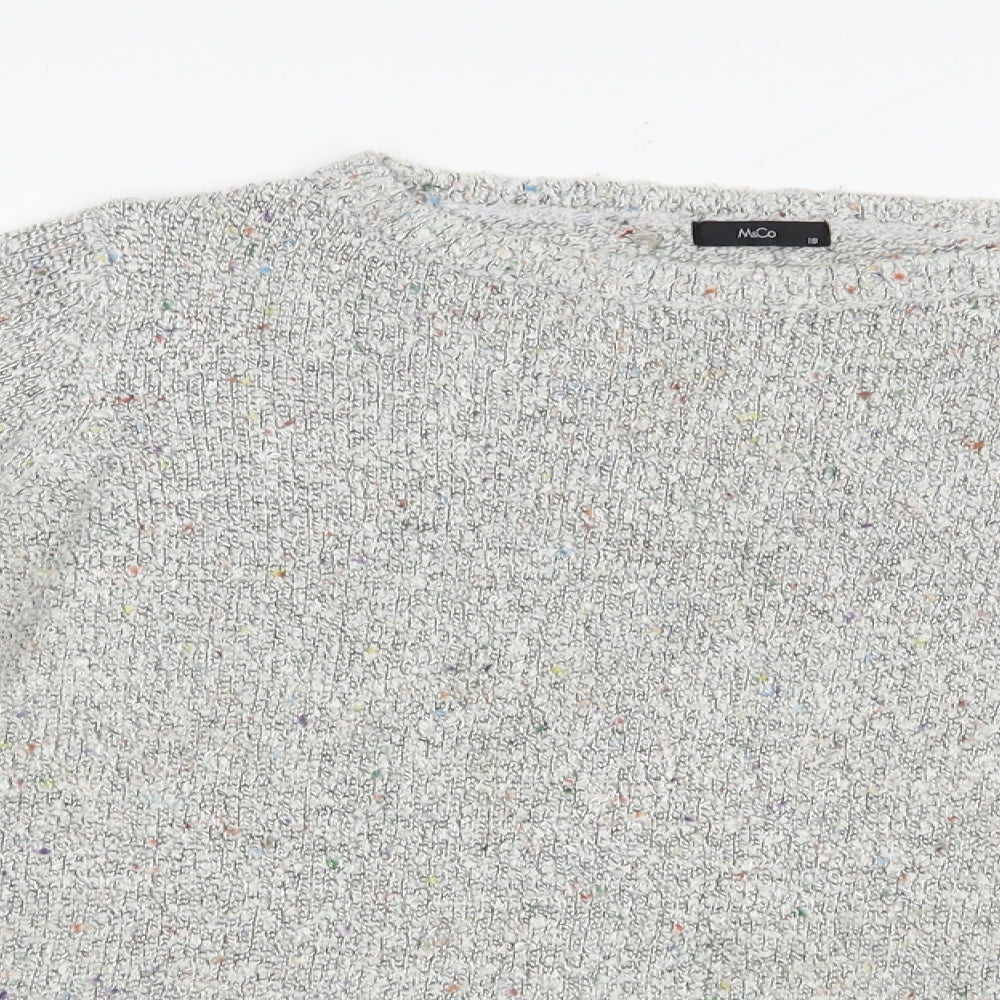 Womens UK Size 18 M&Co Grey Pullover Jumper