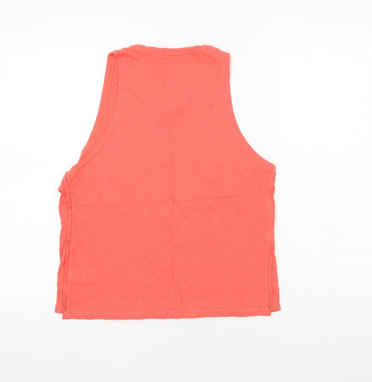 Womens UK Size 8 Atmosphere Orange Basic Tank