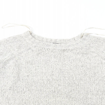 George  Womens Beige Crew Neck  Polyester Pullover Jumper Size 12