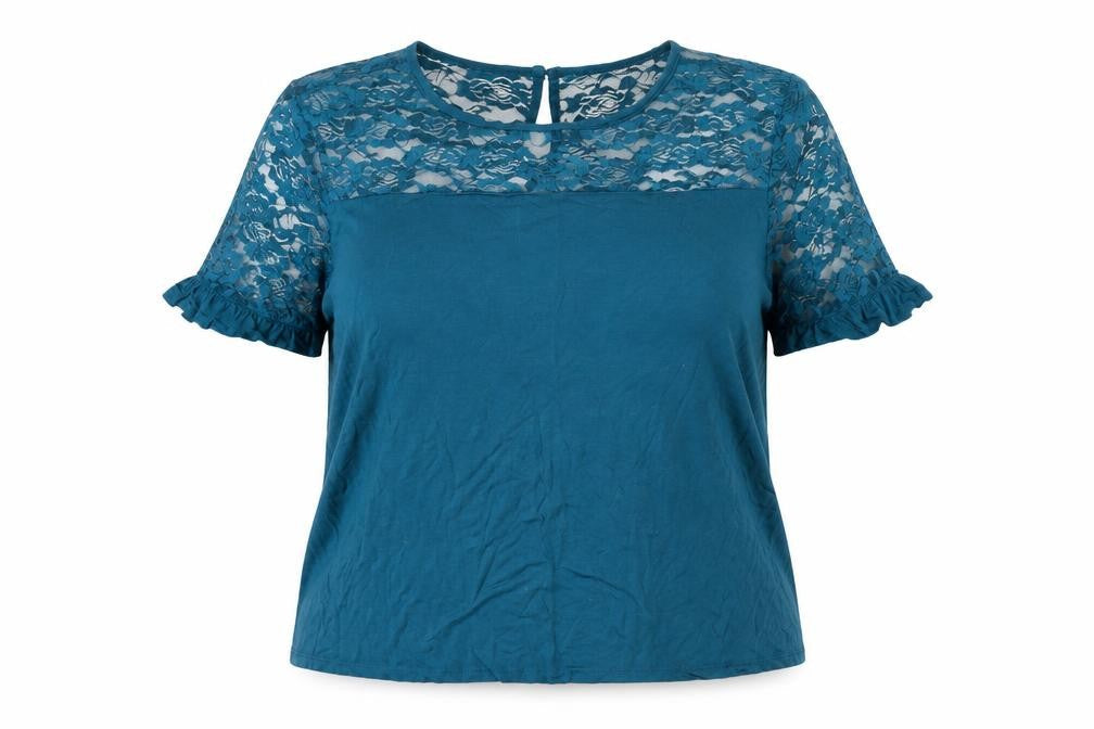 Womens UK Size 12 Studio Blue Basic Blouse