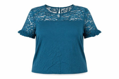 Womens UK Size 12 Studio Blue Basic Blouse