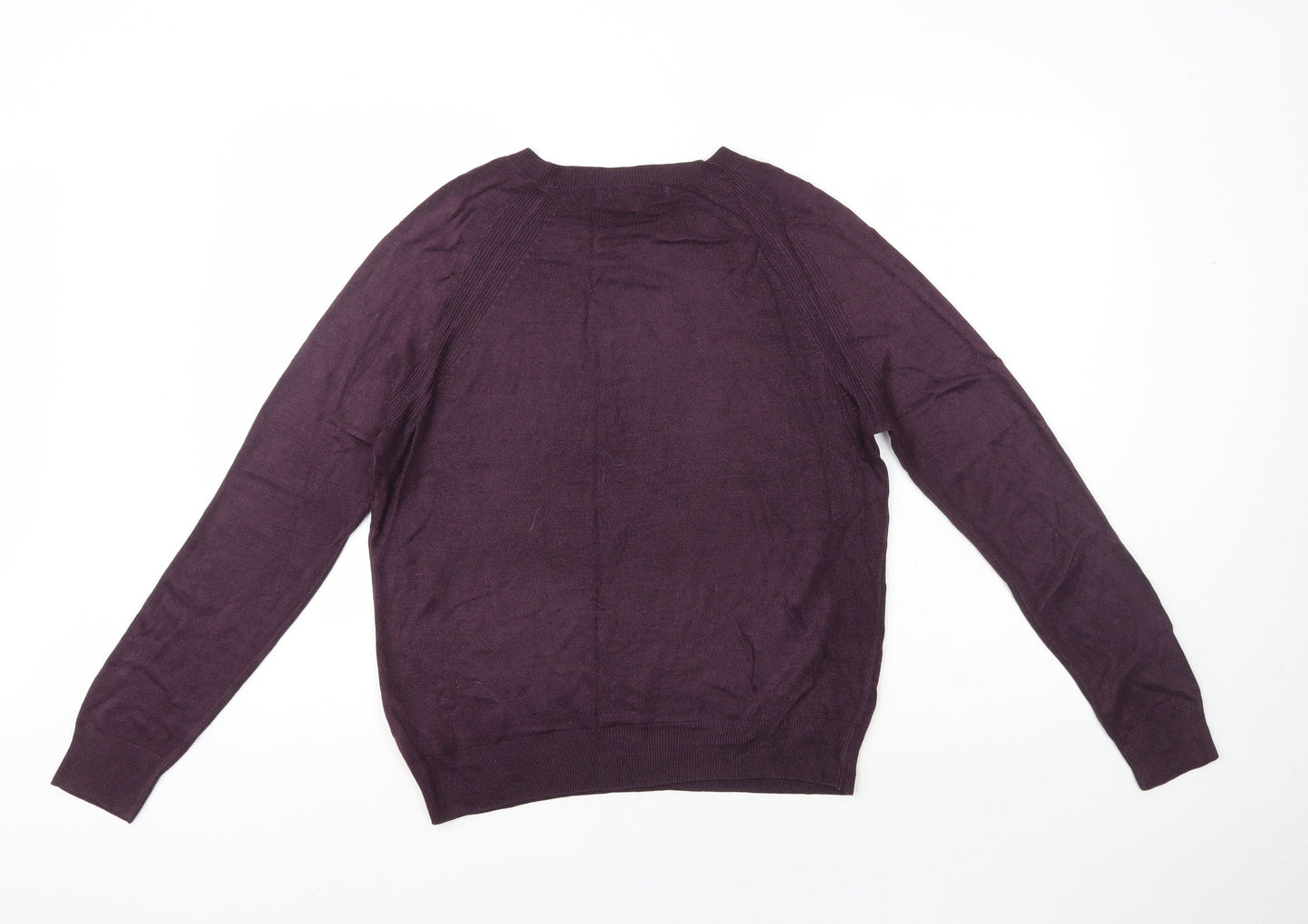 Womens UK Size 12 Marks and Spencer Purple Pullover Sweatshirt