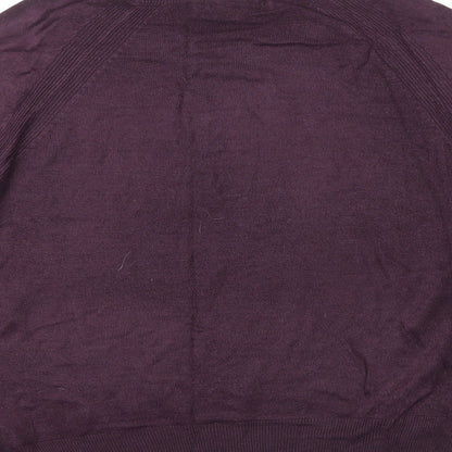 Womens UK Size 12 Marks and Spencer Purple Pullover Sweatshirt