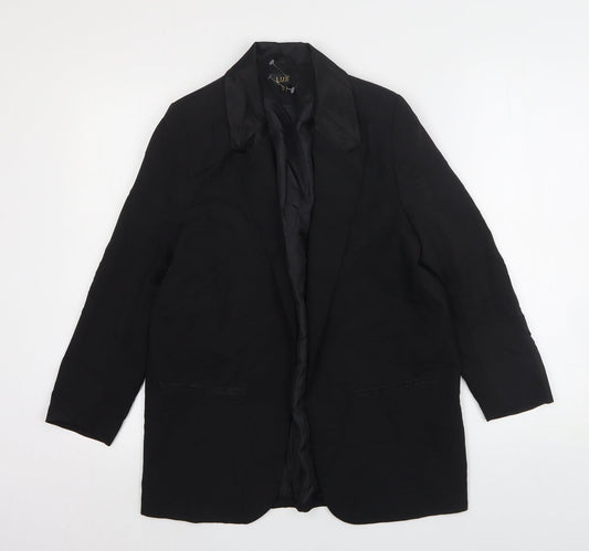 Dorothy Perkins Womens Black  Polyester Jacket Blazer Size 12