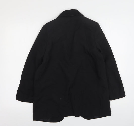 Dorothy Perkins Womens Black  Polyester Jacket Blazer Size 12