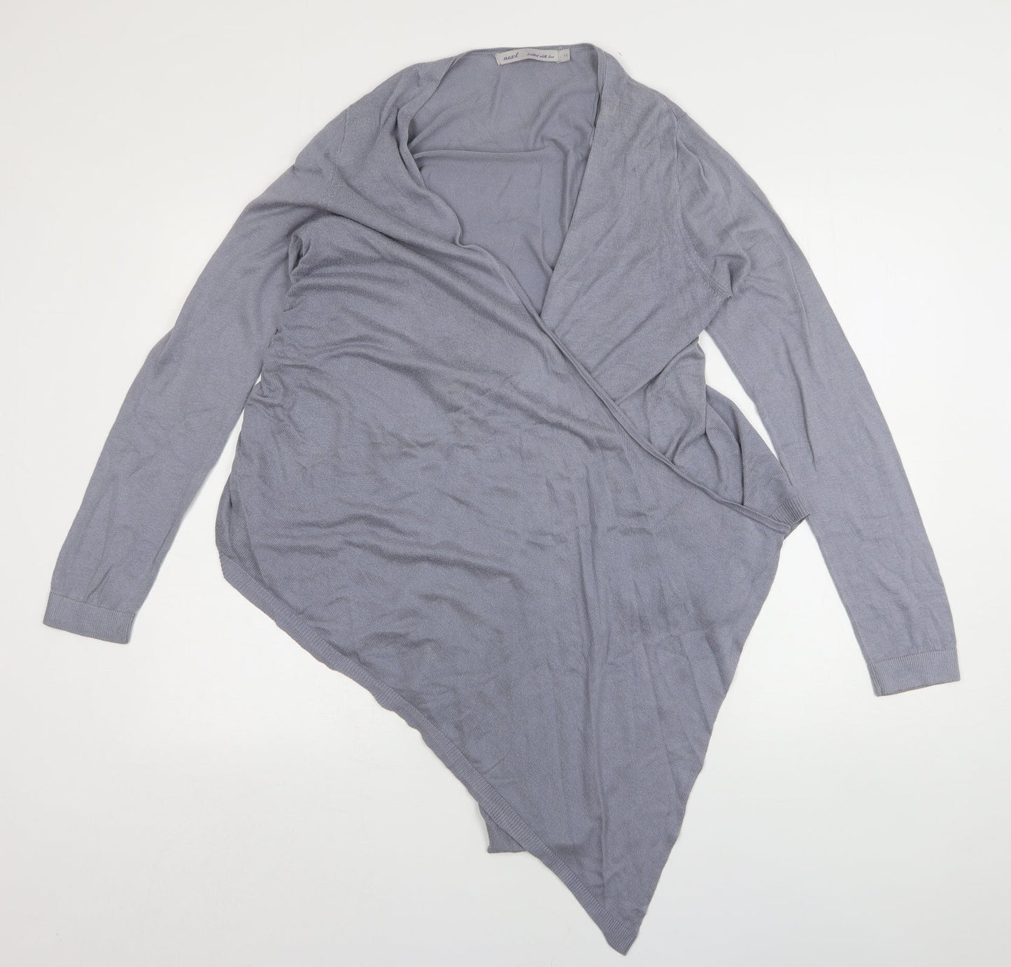 Womens UK Size 14 NEXT Grey Cardigan Jumper