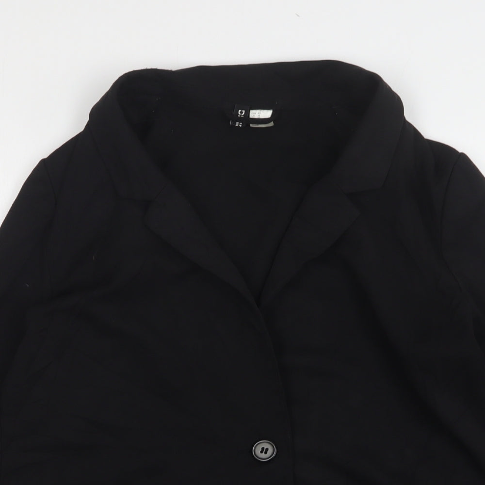 Womens UK Size 14 H&M Regular Black Suit Jacket