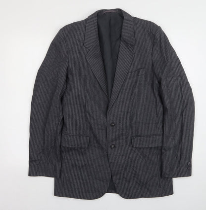 Mens UK Size 38 Burton Regular Grey Suit Jacket