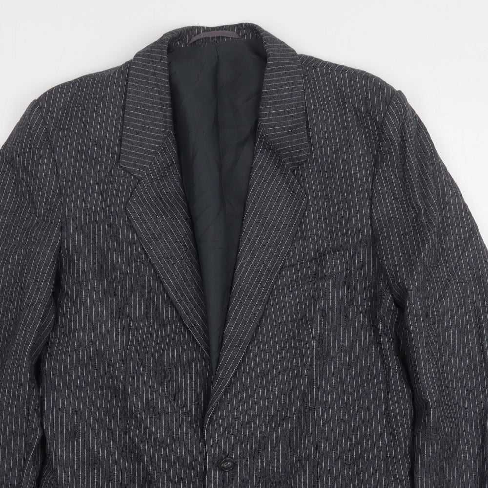 Mens UK Size 38 Burton Regular Grey Suit Jacket