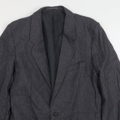 Mens UK Size 38 Burton Regular Grey Suit Jacket