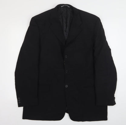 Mens UK Size 44 NEXT Regular Black Suit Jacket