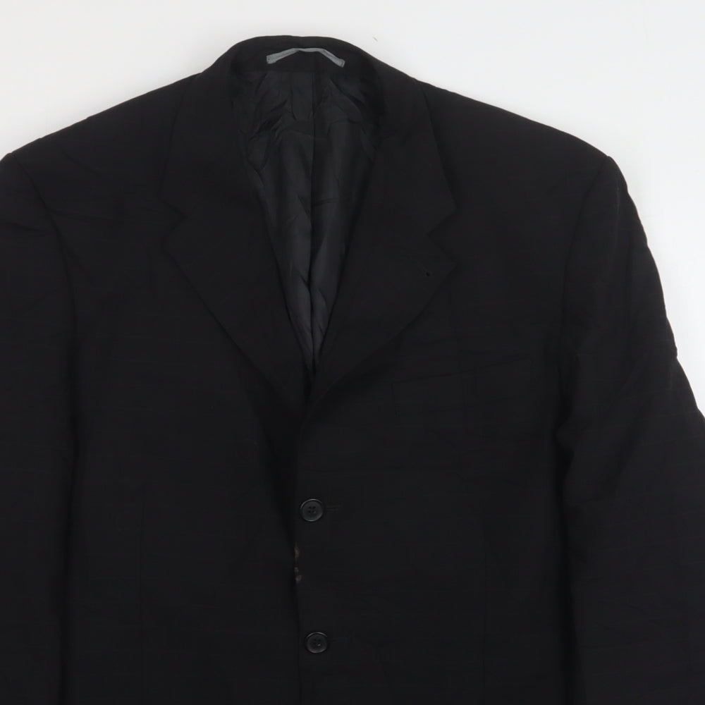 Mens UK Size 44 NEXT Regular Black Suit Jacket