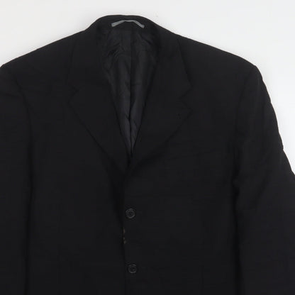 Mens UK Size 44 NEXT Regular Black Suit Jacket