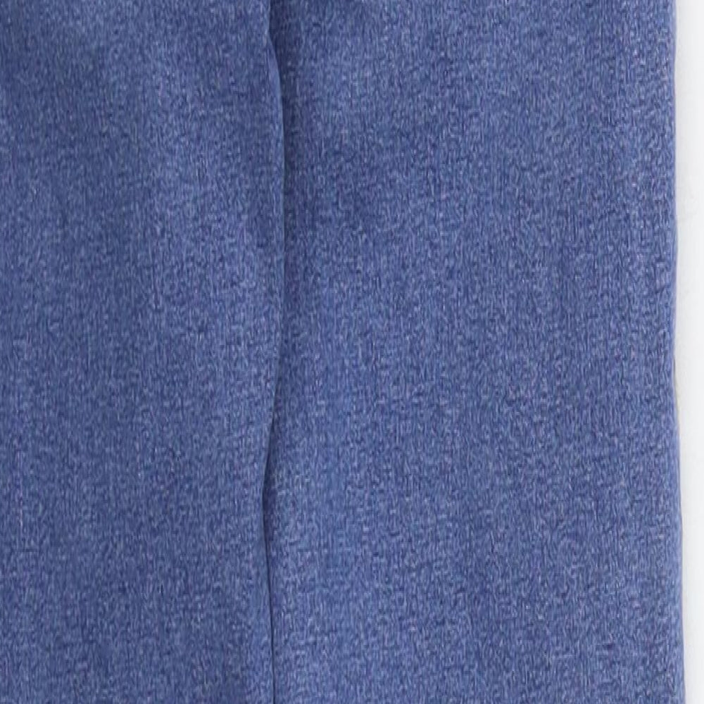 Topshop Womens Blue  Cotton Skinny Jeans Size 26 in L25 in Regular Button