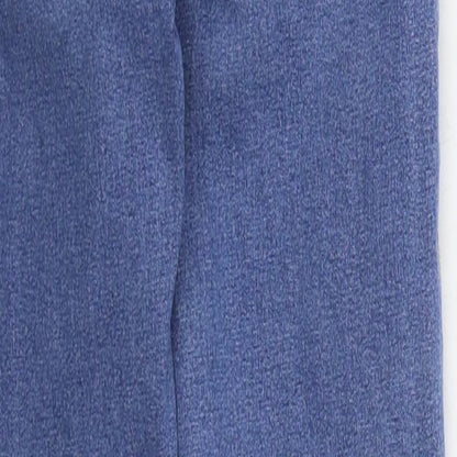 Topshop Womens Blue  Cotton Skinny Jeans Size 26 in L25 in Regular Button