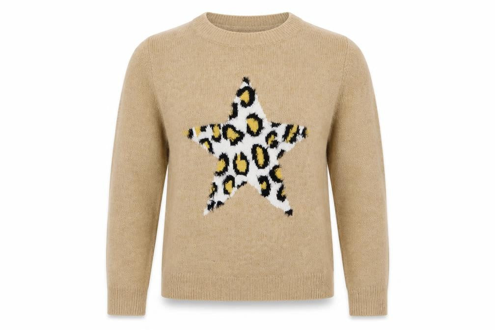 Womens UK Size 8 F&F Brown Pullover Jumper