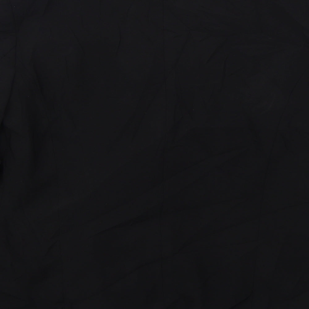 YFN Collection Womens Black  Polyester Jacket Suit Jacket Size 12