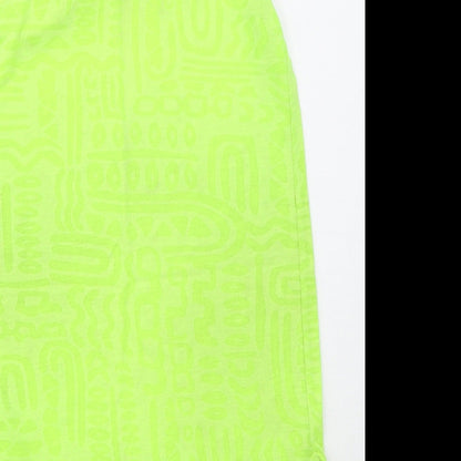 Womens UK Size 6 New Look Yellow Basic Tank