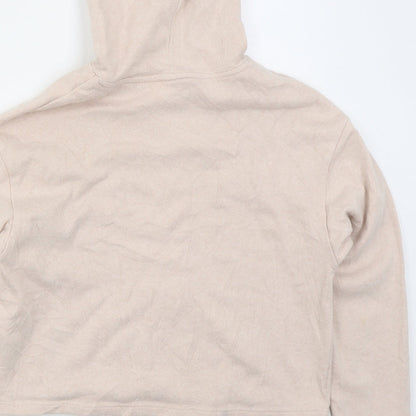 H&M Womens Pink  Cotton Pullover Hoodie Size S  Pullover