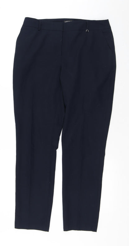 Womens UK Size 12 Dorothy Perkins Regular Fit  Black Trousers