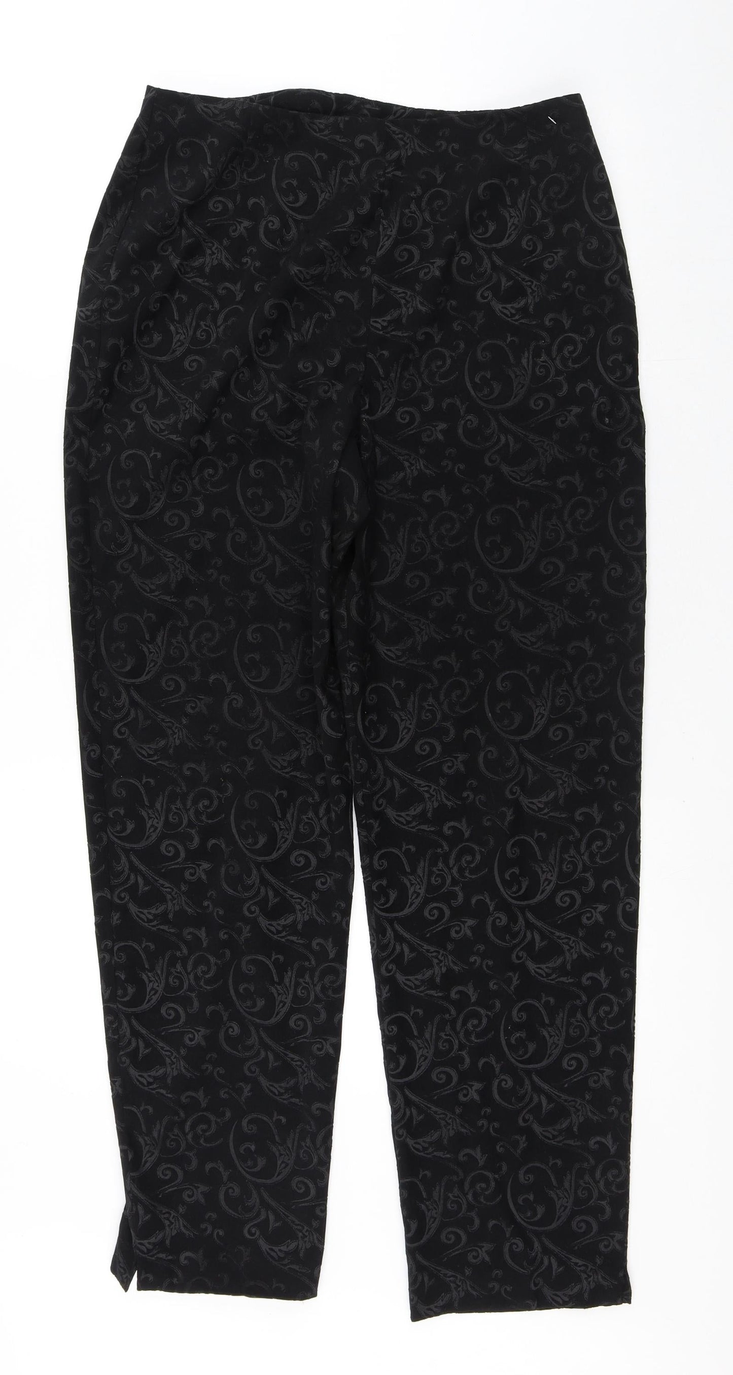 Womens UK Size 14 NEXT Regular Fit  Black Trousers