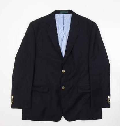 Mens UK Size 44 Greenwoods Regular Blue Suit Jacket