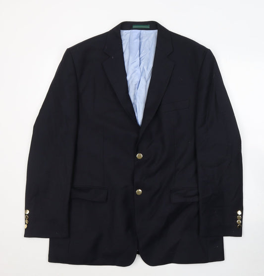 Mens UK Size 44 Greenwoods Regular Blue Suit Jacket