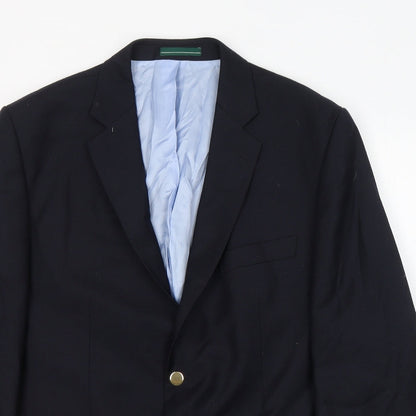 Mens UK Size 44 Greenwoods Regular Blue Suit Jacket