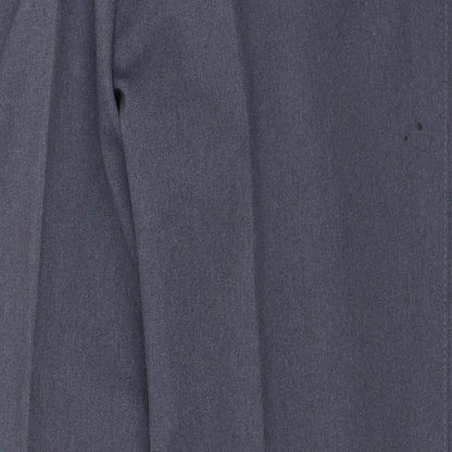 Saint Mitchel Womens Blue  Polyester Trousers  Size 36 in L31 in Regular Button