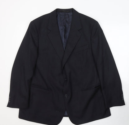 Mens UK Size 44 Wellington Regular Black Suit Jacket