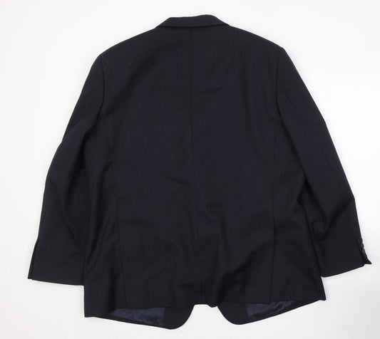 Mens UK Size 44 Wellington Regular Black Suit Jacket