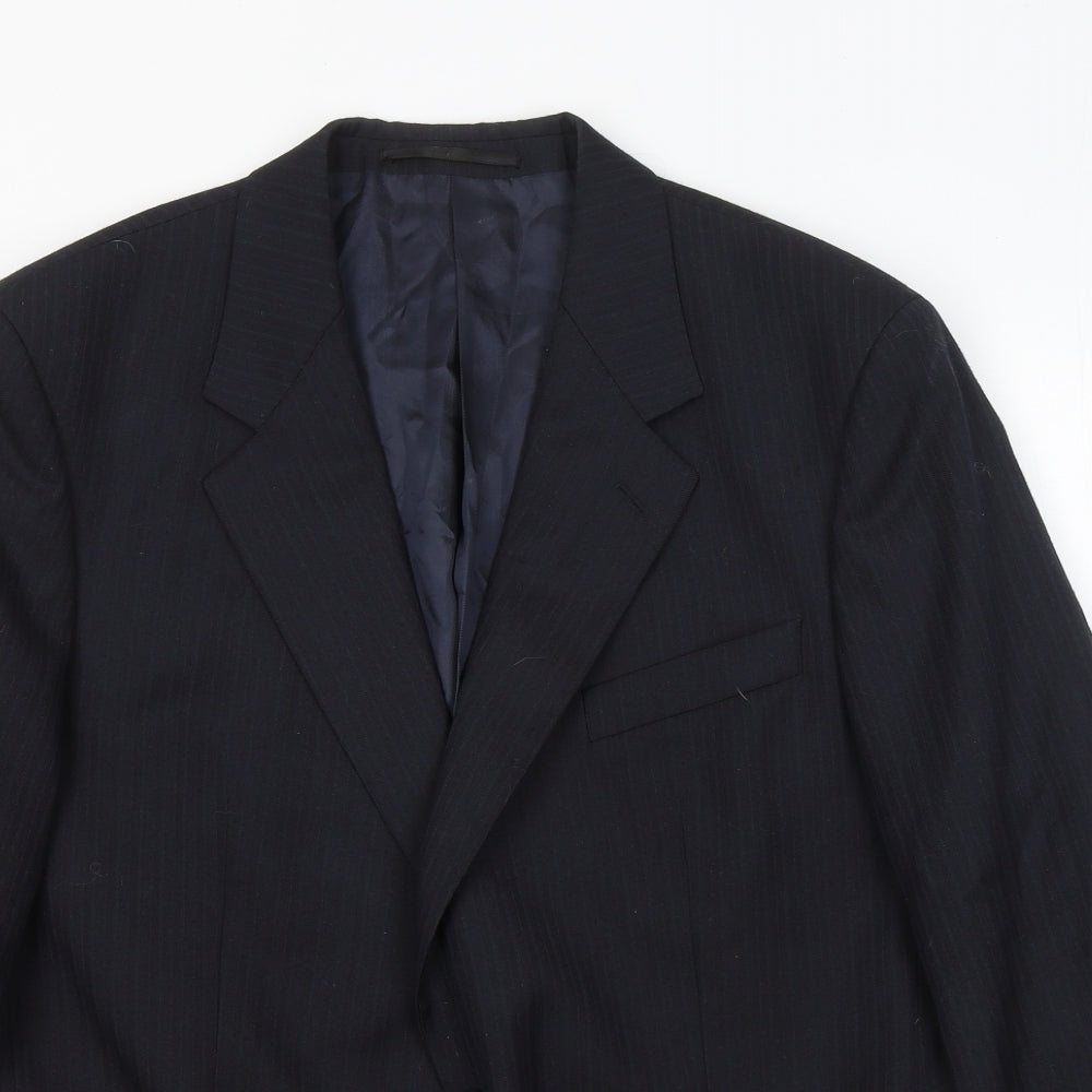 Mens UK Size 44 Wellington Regular Black Suit Jacket