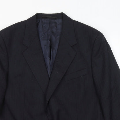Mens UK Size 44 Wellington Regular Black Suit Jacket