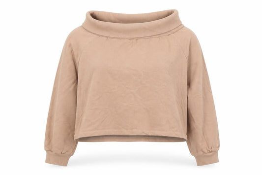 Womens UK Size 12 ASOS Beige Pullover Sweatshirt
